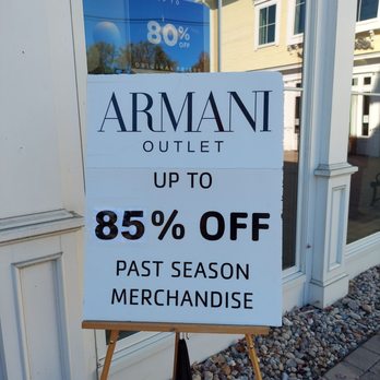 ARMANI OUTLET - 135 Depot St, Manchester, VT - Yelp
