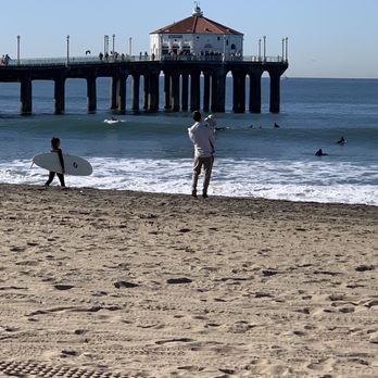 are dogs allowed at manhattan beach ca